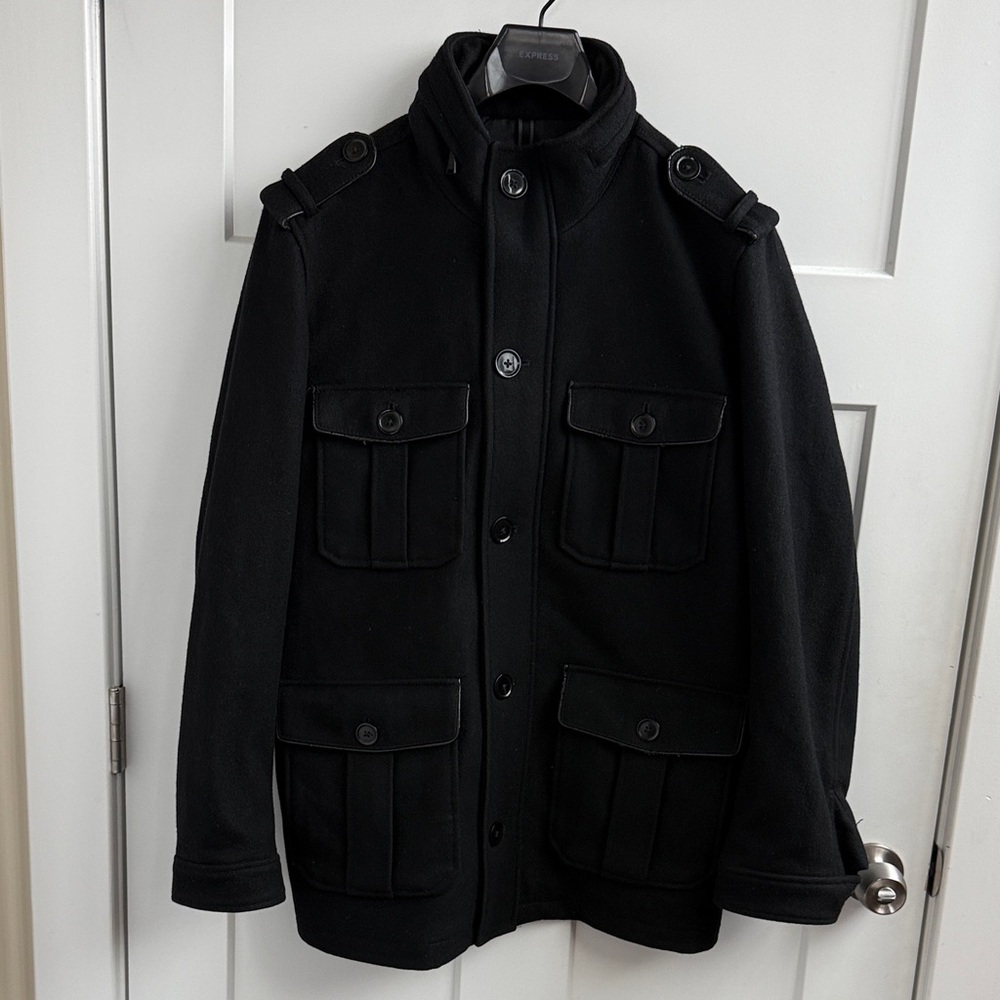 Express Wool Coat Size Large